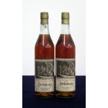 2 bts Delamain Grande Champagne Cognac 1971 landed 1974 bottled 1993 bs