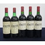 2 bts Ch. d'Angludet 1975 Cantenac (Margaux) Cru Bourgeois Exceptionnel us/ts, sl bs, Sichel slip