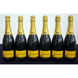 6 bts Drappier Brut Carte-D'Or 1990 oc