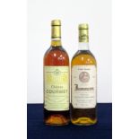 1 bt Ch. Courmey 1er Cru Côtes de Bordeaux 1997 Liquoreux hf 1 bt Jurançon Viguerie Cuvée Royale