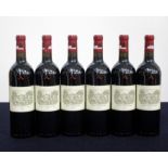 6 bts Ch. Lafite Rothschild 2008 owc Pauillac, 1er Cru Classé 3 hf/i.n, 3 i.n OT