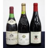 1 bt Côte Rotie 1978 Dom de Vallouit ts, sl cdl/sl stl/sl bs 1 bt Côte Rotie Seigneur de Maugiron