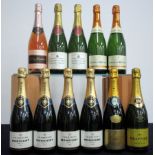 1 bt Nicolas Feuillatte Brut Rosé NV 2 bts Aubert & Fils NV Brut Champagne NV 2 bts Charles Mignon