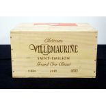 6 bts Ch. Villemaurine 2018 owc St-Émilion Grand Cru Classé