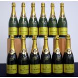 12 bts Drappier Brut Carte-D'Or 1989 oc 1 missing vintage slip