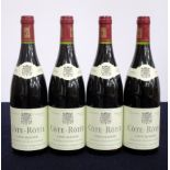 4 bts Côte-Rôtie, Côte Blonde 2000 R. Rostaing hf