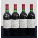 4 bts Ch. Cissac 1982 Cissac (Haut-Médoc) Cru Bourgeois Exceptionnel 3 i.n, 1 ts, vsl bs, sl nicks