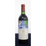 1 bt Ch. Mouton-Rothschild 1982 Pauillac, 1er Cru Classé John Huston Label vts, vsl bs