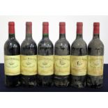 6 bts Clos du Marquis 1995 St Julien, 2nd wine Ch Léoville- Las Cases hf, bs/sl stl/ sl cdl