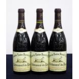 3 bts Châteauneuf du Pape 2003 Dom Lucien Barrot et Fils 1 hf/i.n, 2 i.n