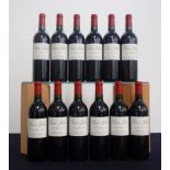 12 bts Saint Julien, produced by Ch. Pichon Comtesse de Lalande 2003 owc St Julien 5 hf, 7 hf/i.n,