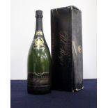 1 magnum Pol Roger Cuvée Sir Winston Churchill Champagne 1975 oc -damaged