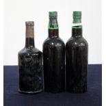 1 bt Unknown Port Vintage Unknown, missing label, 'AAF' embossed bottle, chipped wax 2 bts Unknown