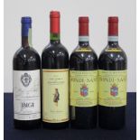 1 bt Bigi Vino Nobile di Montepulciano 1985 1 bt Melini Sante Lancerio Vino Nobile di