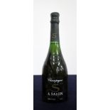 1 bt Salon Le Mesnil Blanc de Blancs 1976 8 mm below foil vsl bs