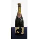 1 bt Krug Private Cuvée Extra Sec Champagne 1943 label torn/pt dis, foil aged/vsl damaged, level