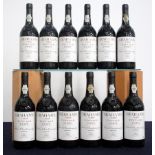 12 bts Graham's 1985 Vintage Port owc