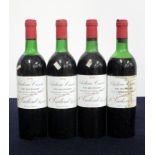 4 bts Ch. Cissac 1975 Cissac (Haut-Médoc) Cru Bourgeois Exceptionnel 2 us/ts, 1 ms/us, 1 lms, vsl