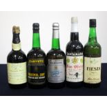 1 bt Berisford Solera Rare Manzanilla Pasada 1914 ms 1 bt Harveys Bristol Dry Medium Dry Sherry NV 1