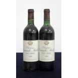 2 bts Ch. Sociando-Mallet 1989 Haut-Médoc i.n, ts, bs