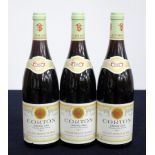 3 bts Corton Grand Cru 1995 Tollot-Beaut & Fils 2 hf, 1 hf/i.n