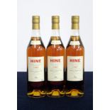 v 3 70-cl bts Hine Grand Champagne Cognac 1987 landed 1990, bottled 2006 for Corney & Barrow 40%