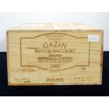 12 bts Ch. Gazin Rocquencourt 2009 owc Pessac-Léognan