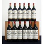 12 bts Ch. Chasse-Spleen 1988 owc Moulis (Médoc) Cru Bourgeois Exceptionnel 11 i.n, 1 ts, 1 vsl torn