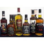 1 70-cl bt Captain Morgan Original Rum 1 70-cl bt Chivas Regal 12 YO Premium Scotch Whisky 40% oc