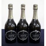 3 bts Billecart-Salmon Cuvée Nicolas François Billecart Brut Champagne 2002 sl scuffed labels, sl