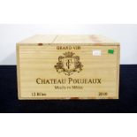 12 bts Ch. Poujeaux 2010 owc Moulis (Médoc) Cru Grand Bourgeois