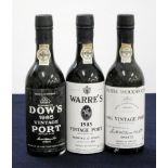 1 hf bt Dows 1985 Vintage Port 1 hf bt Warres 1985 Vintage Port 1 hf bt Smith Woodhouse 1985 Vintage