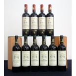 6 bts Ch. La Tour Carnet 2000 Haut-Médoc, 4me Cru Classé i.n 4 bts Ch. La Tour Carnet 2009 Haut-