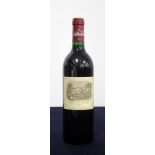 1 bt Ch. Lafite Rothschild 1987 Pauillac, 1er Cru Classé hf/i.n, vsl stl