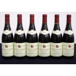 6 bts Gevrey-Chambertin V.V. 2002 oc Sérafin Père et Fils 4 hf, 1 hf/i.n, 1 i.n