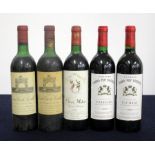 1 bt Ch. Léoville Las Cases 1969 St-Julien us, sl bs, aged/sl stl 1 bt Ch. Léoville Las Cases 1972