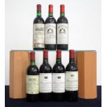 1 bt Ch. Grand-Puy-Lacoste 1976 Pauillac vts, sl bs, dstl 2 bts Ch. Grand-Puy-Ducasse 1982