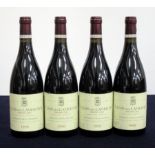 4 bts Clos des Lambards Grand Cru 1999 Dom des Lambrays i.n, vsl bs, 1 vsl torn label