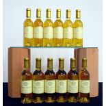 12 hf bts Ch. Suduiraut 2001 Sauternes, 1er Cru Classé i.n, sl nicks to rear labels