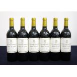 6 bts Ch. Pichon Lalande 2002 Pauillac, 2me Cru Classé, 5 hf/i.n, 1 i.n, 1 sl torn front label, sl