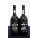 2 bts Dows Silver Jubilee 1977 Vintage Port i.n