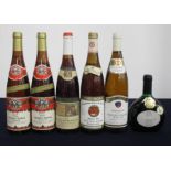 2 bts Familienwein Laubenheimer Vogelsang Riesling Auslese 1976 1 bt A. Huesgen Gimmeldinger