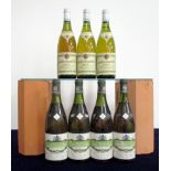 4 bts Chablis 1er Cru Les Vaillons 1985 Dom Long Depaqut 2 ms/us, 1 ms, 1 lms, sl bs 3 bts Chablis