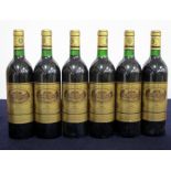 6 bts Ch. Batailley 1985 Pauillac, 5me Cru Classé 5 i.n, 1 vts, The Wine Society Shipping Label