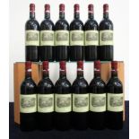 12 bts Ch. Lafite Rothschild 2000 owc Pauillac, 1er Cru Classé 11 hf, 1 hf/i.n, OT Cellared since