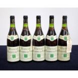 5 bts Muscat de Beaumes de Venise 1988 Dom des Bernardins 1 i.n, 4 vts