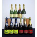 3 bts Heidsieck & Co Blue Top Monopole Brut Champagne NV 3 bts Piper-Heidsieck Brut Champagne NV vsl