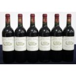 6 bts Ch. Margaux 1988 Margaux, 1er Cru Classé 4 hf, 2 hf/i.n, vsl nicks to edge of labels