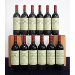 12 bts Ch. La Lagune 1989 owc Ludon (Haut-Médoc) 3me Cru Classé 2 hf/i.n, 7 i.n, 2 vts, 1 ts