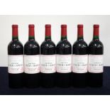 6 bts Ch. Lynch-Bages 2008 Pauillac, 5me Cru Classé, 2 hf, 4 hf/i.n sl nicks to rear labels